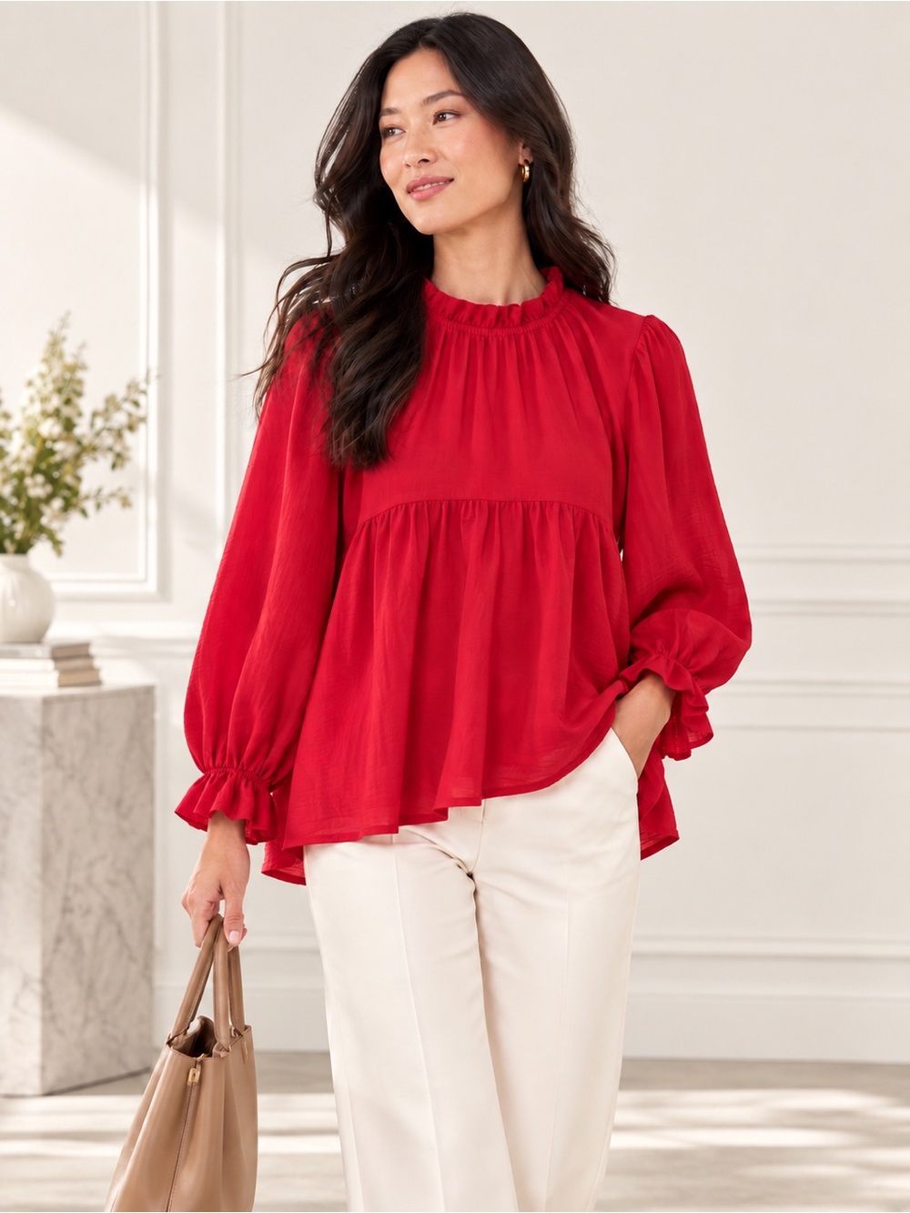 🎉5 for $45🎉 Shop the mint top blouse shirt size L